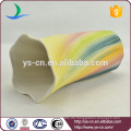 YSv0005-02 Regenbogen Steinzeug Vase Dekoration